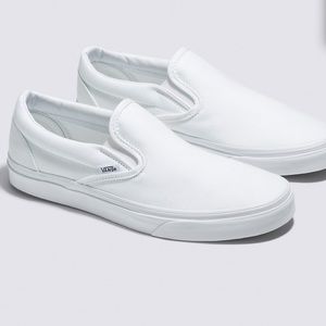 Classic white slip on VANS